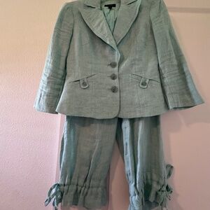 Bebe Linen Summer Pant Suit